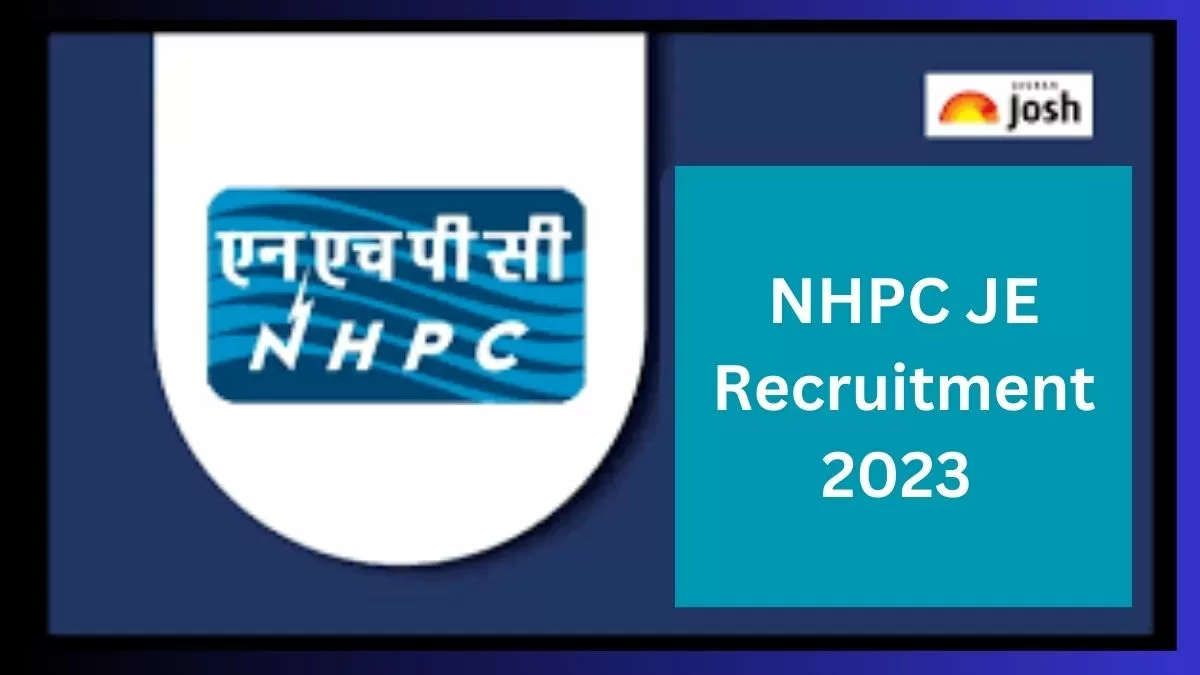 NHPC JE Recruitment 2023 के लिए यहां से अप्लाई करें.